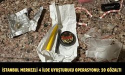 İstanbul merkezli 4 ilde uyuşturucu operasyonu: 20 gözaltı