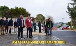 Asfalt çalışmaları tamamlandı