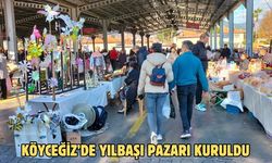 Köyceğiz’de yılbaşı pazarı kuruldu