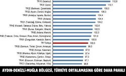 Aydın-Denizli-Muğla Bölgesi, Türkiye ortalamasına göre daha pahalı
