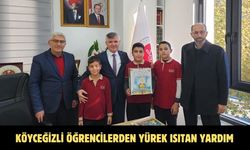 Köyceğizli öğrencilerden yürek ısıtan yardım