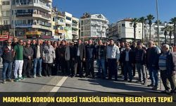 Marmaris Kordon Caddesi taksicilerinden belediyeye tepki