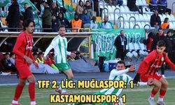 TFF 2. Lig: Muğlaspor: 1 - Kastamonuspor: 1