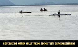 Köyceğiz’de Kürek Milli Takımı seçme testi gerçekleştirildi