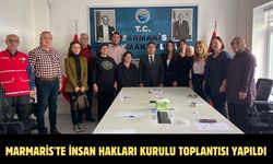 Marmaris'te İnsan Hakları Kurulu Toplantısı yapıldı