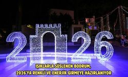 Işıklarla süslenen Bodrum, 2026'ya renkli ve enerjik girmeye hazırlanıyor