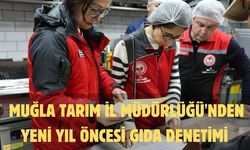 Muğla Tarım İl Müdürlüğü'nden yeni yıl öncesi gıda denetimi
