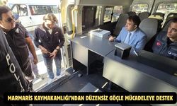Marmaris Kaymakamlığı’ndan düzensiz göçle mücadeleye destek