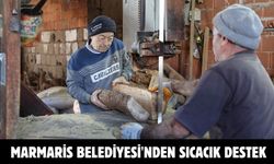 MARMARİS BELEDİYESİ'NDEN SICACIK DESTEK