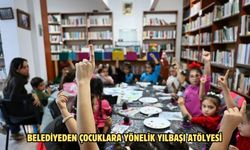 Belediyeden çocuklara yönelik yılbaşı atölyesi