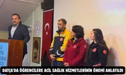 Datça'da öğrencilere acil sağlık hizmetlerinin önemi anlatıldı