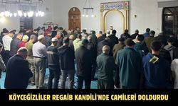 Köyceğizliler Regaib Kandili'nde camileri doldurdu