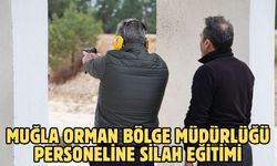 Muğla Orman Bölge Müdürlüğü personeline silah eğitimi