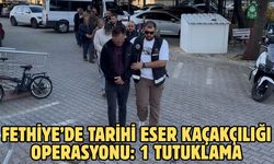 Fethiye’de tarihi eser kaçakçılığı operasyonu: 1 tutuklama