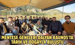 Menteşe gençleri Dalyan Kaunos'ta tarih ve doğayla buluştu