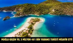 Muğla geçen yıl 3 milyon 461 bin yabancı turisti misafir etti