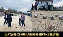 Ula’da bocce kursları dört mevsim sürüyor