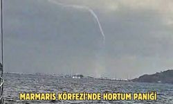 Marmaris Körfezi’nde hortum paniği