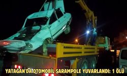 Yatağan'da otomobil şarampole yuvarlandı: 1 ölü