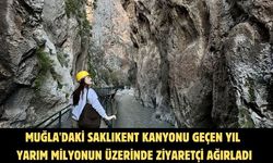 Muğla'daki Saklıkent Kanyonu geçen yıl yarım milyonun üzerinde ziyaretçi ağırladı