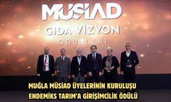 Muğla MÜSİAD üyelerinin kuruluşu Endemiks Tarım’a girişimcilik ödülü