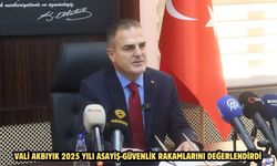 Vali Akbıyık 2025 yılı asayiş-güvenlik rakamlarını değerlendirdi