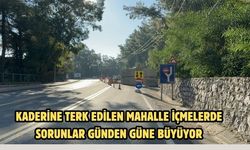 Kaderine terk edilen mahalle İçmelerde sorunlar günden güne büyüyor