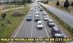 Muğla’da motorlu araç sayısı 768 bin 233’e ulaştı