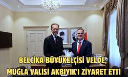 Belçika Büyükelçisi Velde, Muğla Valisi Akbıyık'ı ziyaret etti