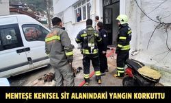 Menteşe Kentsel sit alanındaki yangın korkuttu