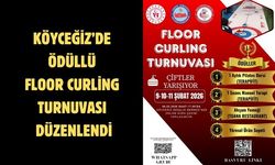 Köyceğiz’de ödüllü Floor Curling Turnuvası düzenlendi