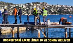 Bodrum'daki kaçak Liman 10 yıl sonra yıkılıyor