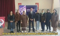 Datça'da İŞKUR İşgücü Uyum Programı Eğitimleri gerçekleşti