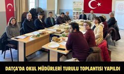 Datça’da okul müdürleri turulu toplantısı yapıldı