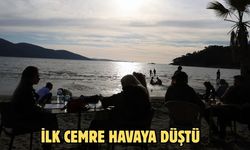 İlk cemre havaya düştü