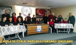 Muğla'da İstiklal Marşı bilgi yarışması sonuçlandı