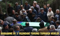 Babaanne ve 3 yaşındaki torunu toprağa verildi
