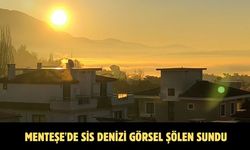 Menteşe'de sis denizi görsel şölen sundu