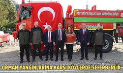 Orman yangınlarına karşı köylerde seferberlik