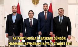 AK Parti Muğla İl Başkanı Güngör, Marmaris Kaymakamı Kaya'yı ziyaret etti