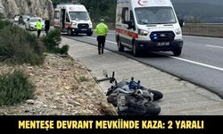 Menteşe Devrant mevkiinde kaza: 2 yaralı
