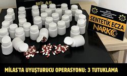 Milas'ta uyuşturucu operasyonu: 3 tutuklama