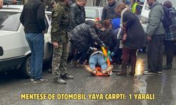Menteşe'de otomobil yaya çarptı: 1 yaralı