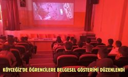 Köyceğiz’de öğrencilere belgesel gösterimi düzenlendi