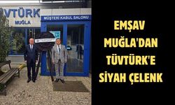 EMŞAV Muğla'dan TÜVTÜRK'e siyah çelenk