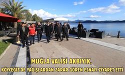 Muğla Valisi Akbıyık, Köyceğiz'de yağışlardan zarar gören esnafı ziyaret etti