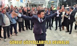 Görevi gözyaşlarıyla devraldı