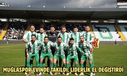 Muğlaspor Evinde Takıldı, Liderlik El Değiştirdi