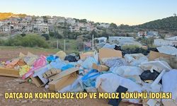 Datça'da kontrolsüz çöp ve moloz dökümü iddiası