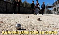 Ula'da Bocce branşı yoğun ilgi görüyor